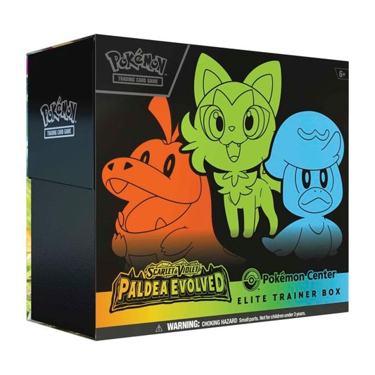 【英語版】Scarlet & Violet-Paldea Evolved Pokémon Center Elite Trainer Box スカーレット＆バイオレット パルデア進化版 ポケモンセンターエリートトレーナーボックス