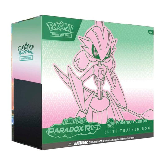 【英語版】Scarlet & Violet-Paradox Rift Pokémon Center Elite Trainer Box (Iron Valiant) スカーレット＆バイオレットパラドックスリフトポケモンセンターエリートトレーナーボックスアイアンヴァリアント